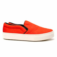 Céline Sneakers aus Leder in Orange