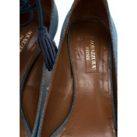 Aquazzura Sandals Leather in Blue