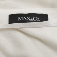 Max & Co Top in Elfenbeinfarbe mit Pailletten
