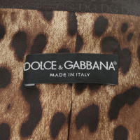 Dolce & Gabbana Trenchcoat met logo borduurwerk