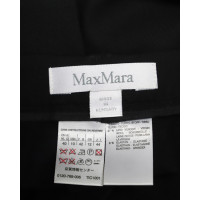 Max Mara Hose aus Wolle in Schwarz