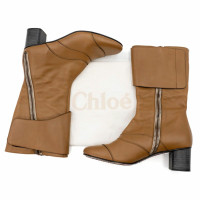 Chloé Boots Leather in Yellow