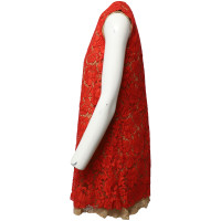 Miu Miu Kleid aus Baumwolle in Rot