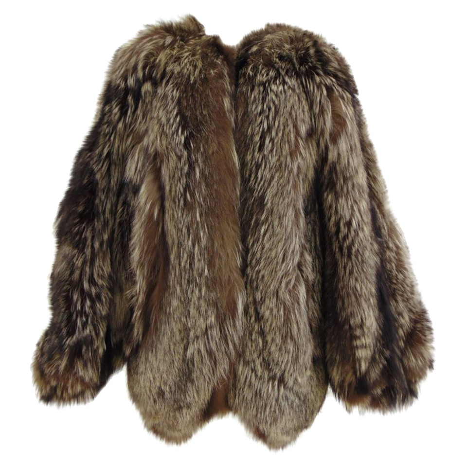 Fendi Jacket made of silver fox fur