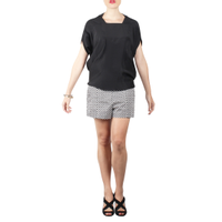 Diane Von Furstenberg Shorts Silk in Black