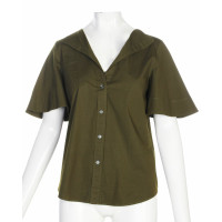 Jil Sander Top Cotton in Green