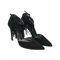 Stuart Weitzman Sandals Suede in Black