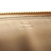 Chloé Clutch aus Lackleder in Gold