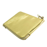 Chloé Clutch aus Lackleder in Gold