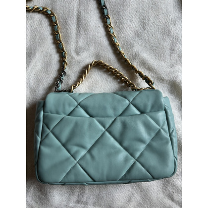 Chanel 19 Bag Leather in Turquoise