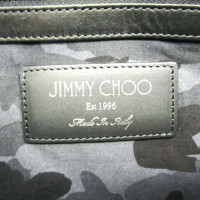 Jimmy Choo Clutch Leer in Zwart