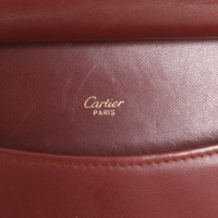 Cartier Schoudertas Leer in Bordeaux