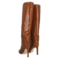 Jimmy Choo Boots Leather in Brown