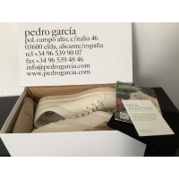 Pedro Garcia Sneakers Leer in Wit