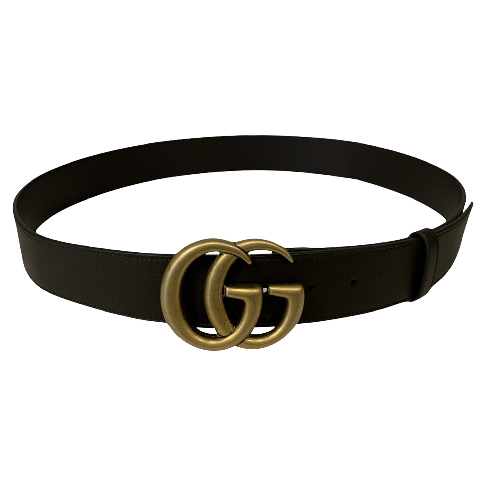 Gucci Belt Leather in Brown - Second Hand Gucci Belt Leather in Brown buy  used for 450€ (7655149)