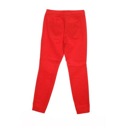 Riani Paire de Pantalon en Coton en Rouge