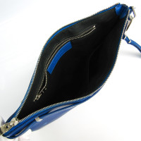 Balenciaga Clutch aus Leder in Blau