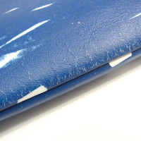 Balenciaga Clutch aus Leder in Blau