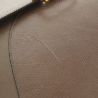 Delvaux Handtasche aus Leder in Braun