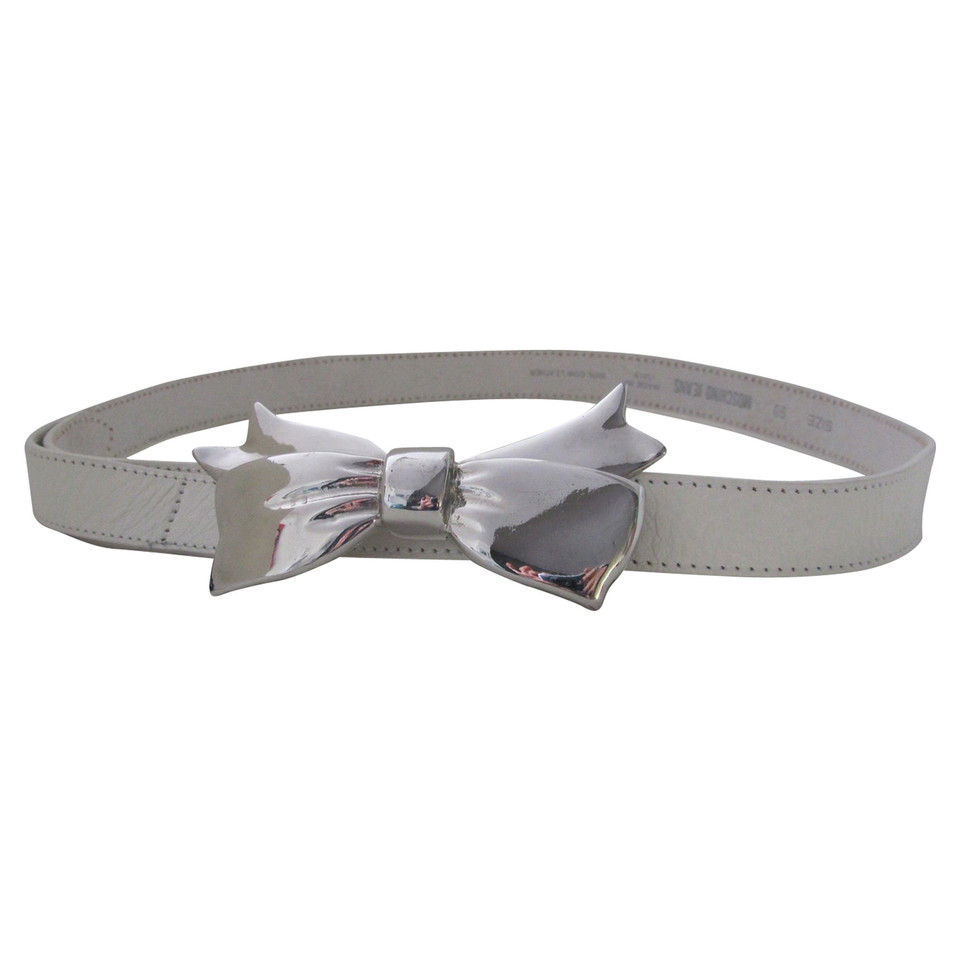 Moschino Belt with silver buckle