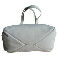Borbonese Tote bag in Pelle in Bianco