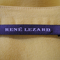 René Lezard Semi-transparent silk blouse