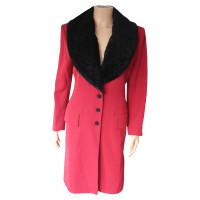 Plein Sud Jacket/Coat Wool in Red