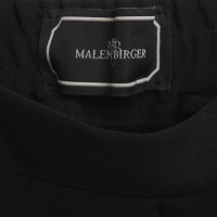 By Malene Birger Black trousers with Tuxedostreifen