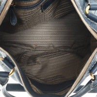 Prada Leder-Handtasche in Blau