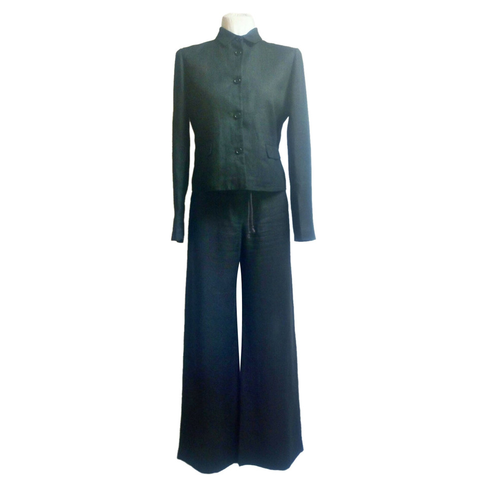 Aspesi Suit Linen in Black