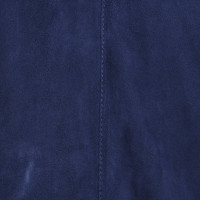 Etro Jacke/Mantel aus Leder in Blau