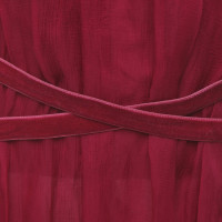 Valentino Garavani Skirt Silk in Fuchsia