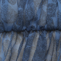 Yves Saint Laurent Seidentop mit Muster