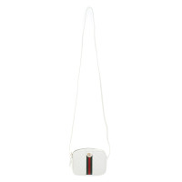 Gucci Umhängetasche aus Leder in Creme