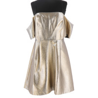 Sandro Kleid aus Baumwolle in Gold
