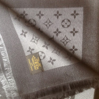 Louis Vuitton Monogram-Tuch in Schwarz/Silber