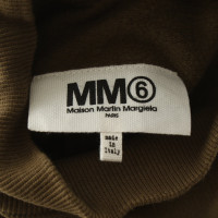 Mm6 By Maison Margiela Oversized jurk in kaki / zwart