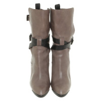 Tod's Ankle boots Leather in Grey