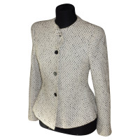 Armani Collezioni Tweed blazer in cream