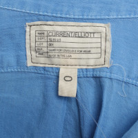 Current Elliott Oversize-Bluse in Blau
