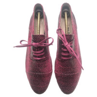 Miu Miu Lace-up shoes Leather in Pink