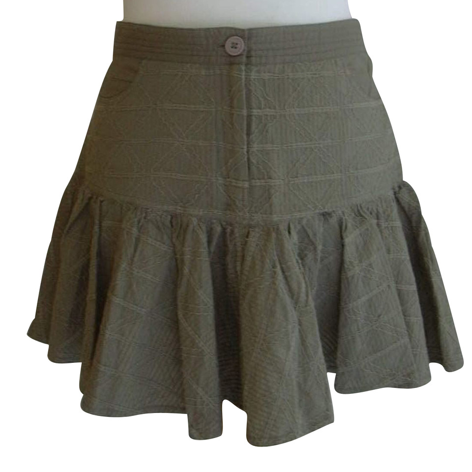 Vanessa Bruno Mini skirt in olive