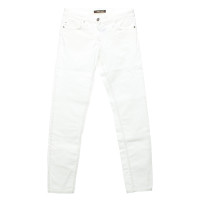 Roberto Cavalli Jeans in Cotone in Bianco