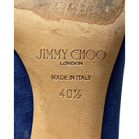 Jimmy Choo Sandals Suede in Blue