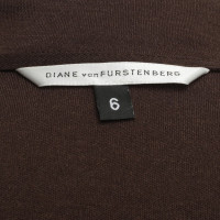 Diane Von Furstenberg Laine robe en marron