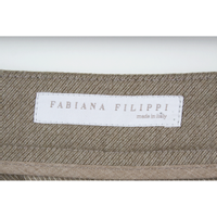 Fabiana Filippi Rock aus Wolle in Beige