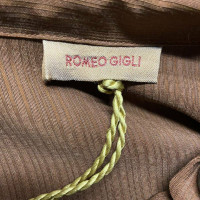 Romeo Gigli Dress Silk in Brown