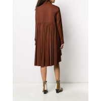 Romeo Gigli Dress Silk in Brown