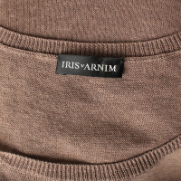 Iris Von Arnim Long top in Taupe