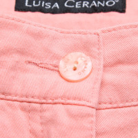 Luisa Cerano Jeans en saumon rose